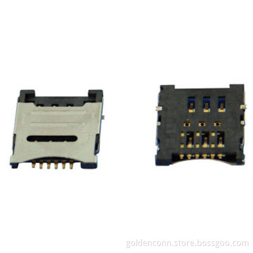 Micro SIM Card Holder Connector, 1.8H